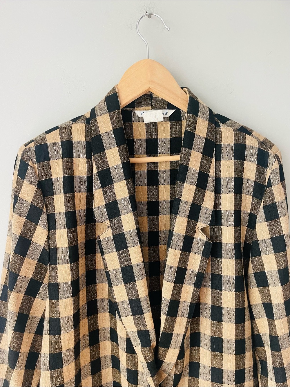 Ship’n Shore Vintage Buffalo Check Blazer - Picture 4 of 7
